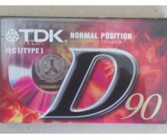 11 κασέτες ήχου TDK D-90 Normal Position